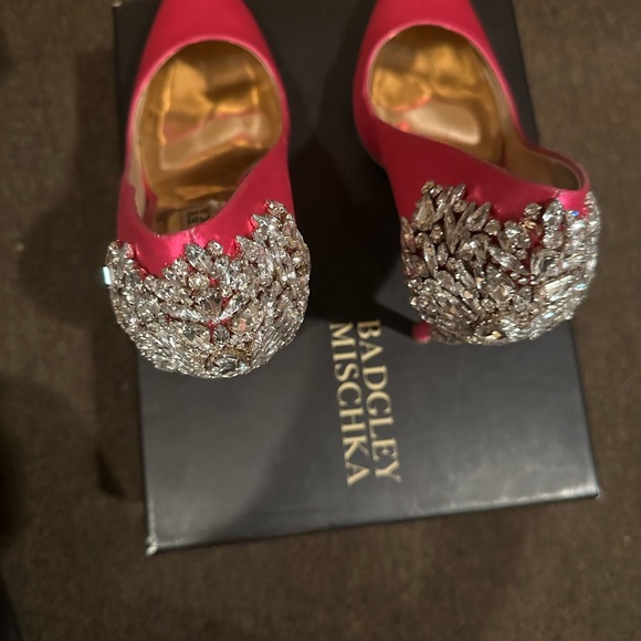 badgley mischka pumps worn once - Picture 3 of 4